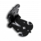 Уголок крепёжный фигурный УКФ 95-95-80-У черный матовый 